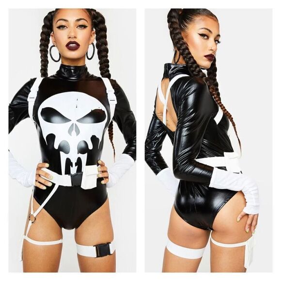 NWT Yandy Starline Da Punisher Big Pun Halloween Costume Size Role Play Large - Picture 1 of 9